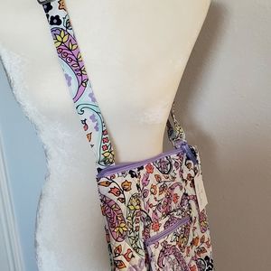 Vere Bradley Hipster Crossbody Maddalena Paisley soft.